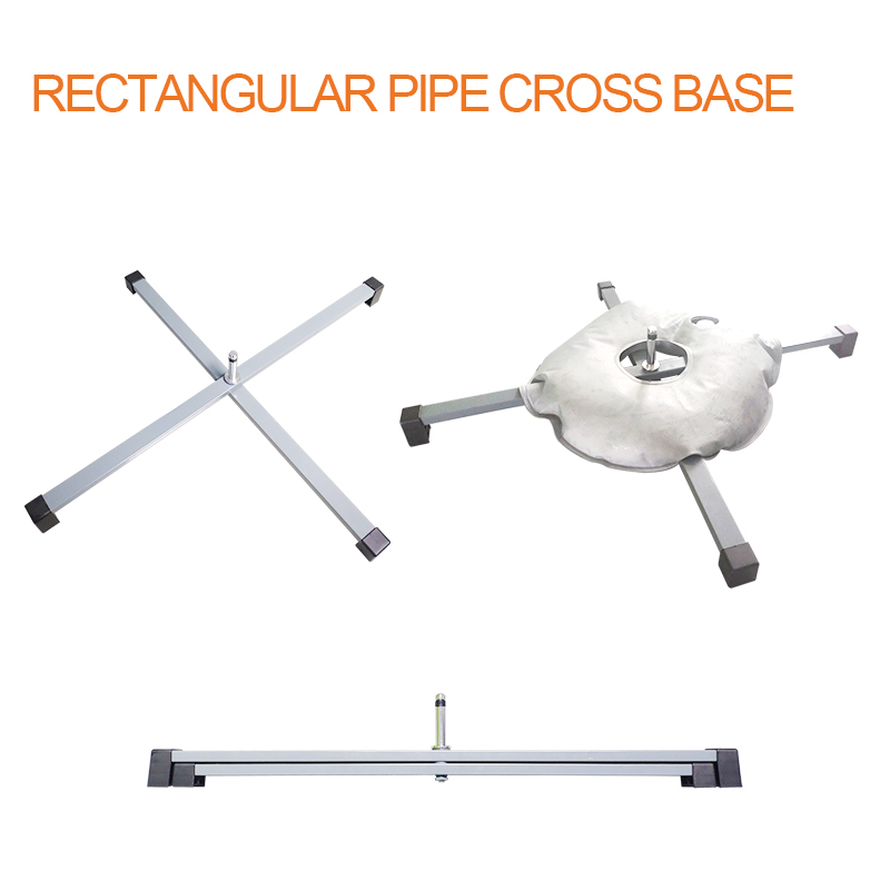 RECTANGULAR PIPE CROSS BASE